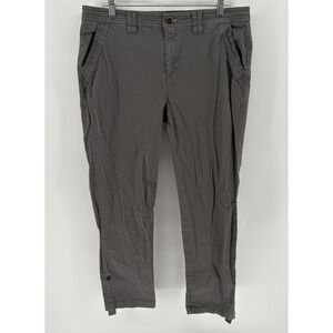 Orvis Cropped Rip Stop Pants Women 14 Gray Stretch Cotton Hiking  Outdoor